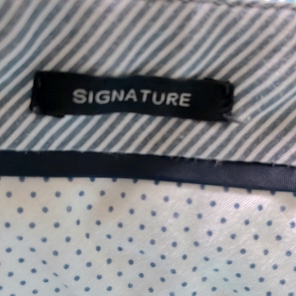 Talbots Mid Rise Signature Turquoise Crops Size 12 - Picture 6 of 8